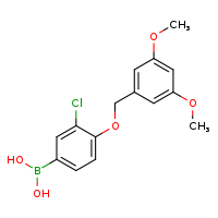 3-chloro-4-[(3,5-dimethoxyphenyl)methoxy]phenylboronic acid