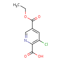 3-chloro-5-(ethoxycarbonyl)pyridine-2-carboxylic acid