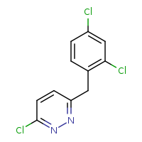 3-chloro-6-[(2,4-dichlorophenyl)methyl]pyridazine