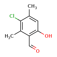3-chloro-6-hydroxy-2,4-dimethylbenzaldehyde