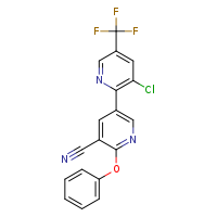 3-chloro-6'-phenoxy-5-(trifluoromethyl)-[2,3'-bipyridine]-5'-carbonitrile