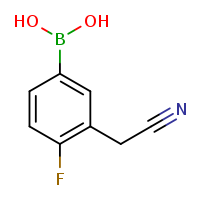 3-(cyanomethyl)-4-fluorophenylboronic acid