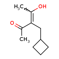 3-(cyclobutylmethyl)-4-hydroxypent-3-en-2-one