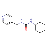 3-cyclohexyl-1-(pyridin-4-ylmethyl)urea