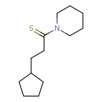 3-cyclopentyl-1-(piperidin-1-yl)propane-1-thione