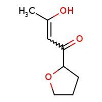 3-hydroxy-1-(oxolan-2-yl)but-2-en-1-one