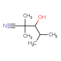 3-hydroxy-2,2,4-trimethylpentanenitrile