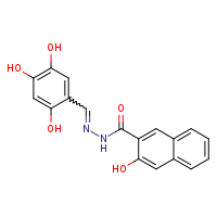 3-hydroxy-N'-[(E)-(2,4,5-trihydroxyphenyl)methylidene]naphthalene-2-carbohydrazide