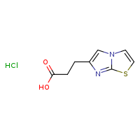3-{imidazo[2,1-b][1,3]thiazol-6-yl}propanoic acid hydrochloride