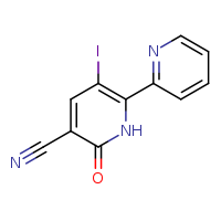3-iodo-6-oxo-1H-[2,2'-bipyridine]-5-carbonitrile