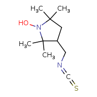 3-(isothiocyanatomethyl)-2,2,5,5-tetramethylpyrrolidin-1-ol