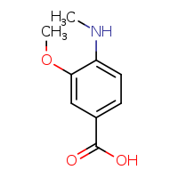 3-methoxy-4-(methylamino)benzoic acid
