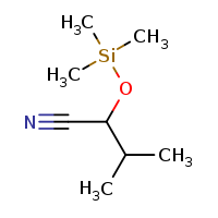 3-methyl-2-[(trimethylsilyl)oxy]butanenitrile