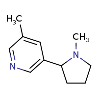 3-methyl-5-(1-methylpyrrolidin-2-yl)pyridine