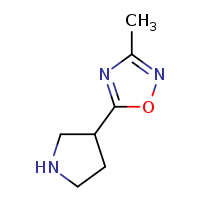 3-methyl-5-(pyrrolidin-3-yl)-1,2,4-oxadiazole