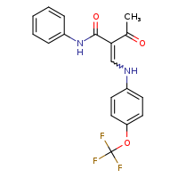 3-oxo-N-phenyl-2-({[4-(trifluoromethoxy)phenyl]amino}methylidene)butanamide