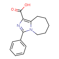 3-phenyl-5H,6H,7H,8H,9H-imidazo[1,5-a]azepine-1-carboxylic acid