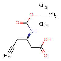 (3R)-3-[(tert-butoxycarbonyl)amino]hex-5-ynoic acid