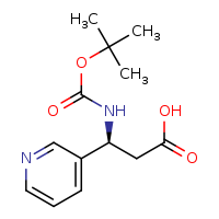 (3S)-3-[(tert-butoxycarbonyl)amino]-3-(pyridin-3-yl)propanoic acid
