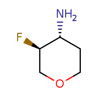 (3S,4R)-3-fluorooxan-4-amine