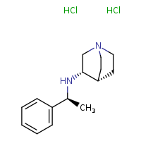 (3S)-N-[(1S)-1-phenylethyl]-1-azabicyclo[2.2.2]octan-3-amine dihydrochloride