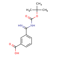 3-{[(tert-butoxycarbonyl)amino]methanimidoyl}benzoic acid