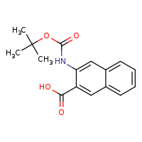 3-[(tert-butoxycarbonyl)amino]naphthalene-2-carboxylic acid