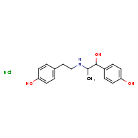 4-(1-hydroxy-2-{[2-(4-hydroxyphenyl)ethyl]amino}propyl)phenol hydrochloride