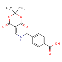 4-({[(2,2-dimethyl-4,6-dioxo-1,3-dioxan-5-ylidene)methyl]amino}methyl)benzoic acid