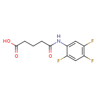 4-[(2,4,5-trifluorophenyl)carbamoyl]butanoic acid