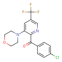 4-[2-(4-chlorobenzoyl)-5-(trifluoromethyl)pyridin-3-yl]morpholine