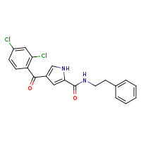 4-(2,4-dichlorobenzoyl)-N-(2-phenylethyl)-1H-pyrrole-2-carboxamide