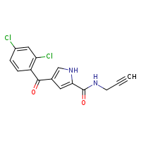 4-(2,4-dichlorobenzoyl)-N-(prop-2-yn-1-yl)-1H-pyrrole-2-carboxamide