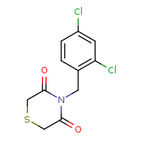 4-[(2,4-dichlorophenyl)methyl]thiomorpholine-3,5-dione