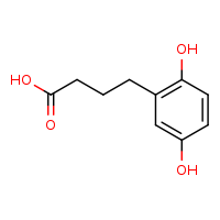 4-(2,5-dihydroxyphenyl)butanoic acid