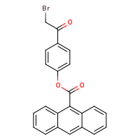 4-(2-bromoacetyl)phenyl anthracene-9-carboxylate