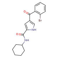 4-(2-bromobenzoyl)-N-cyclohexyl-1H-pyrrole-2-carboxamide