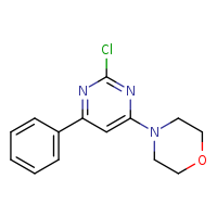 4-(2-chloro-6-phenylpyrimidin-4-yl)morpholine
