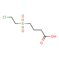 4-(2-chloroethanesulfonyl)butanoic acid