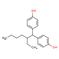 4-[2-ethyl-1-(4-hydroxyphenyl)hexyl]phenol