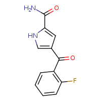 4-(2-fluorobenzoyl)-1H-pyrrole-2-carboxamide