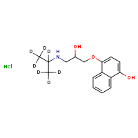 4-(2-hydroxy-3-{[(1,1,1,2,3,3,3-²H?)propan-2-yl]amino}propoxy)naphthalen-1-ol hydrochloride