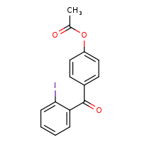 4-(2-iodobenzoyl)phenyl acetate