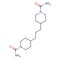 4-[3-(1-carbamoylpiperidin-4-yl)propyl]piperidine-1-carboxamide