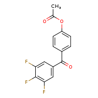 4-(3,4,5-trifluorobenzoyl)phenyl acetate