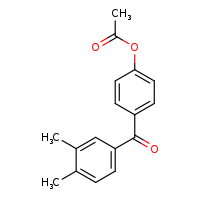 4-(3,4-dimethylbenzoyl)phenyl acetate