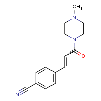 4-[3-(4-methylpiperazin-1-yl)-3-oxoprop-1-en-1-yl]benzonitrile