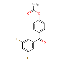 4-(3,5-difluorobenzoyl)phenyl acetate