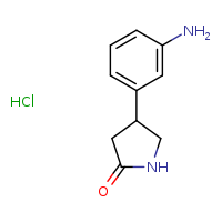 4-(3-aminophenyl)pyrrolidin-2-one hydrochloride