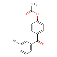 4-(3-bromobenzoyl)phenyl acetate